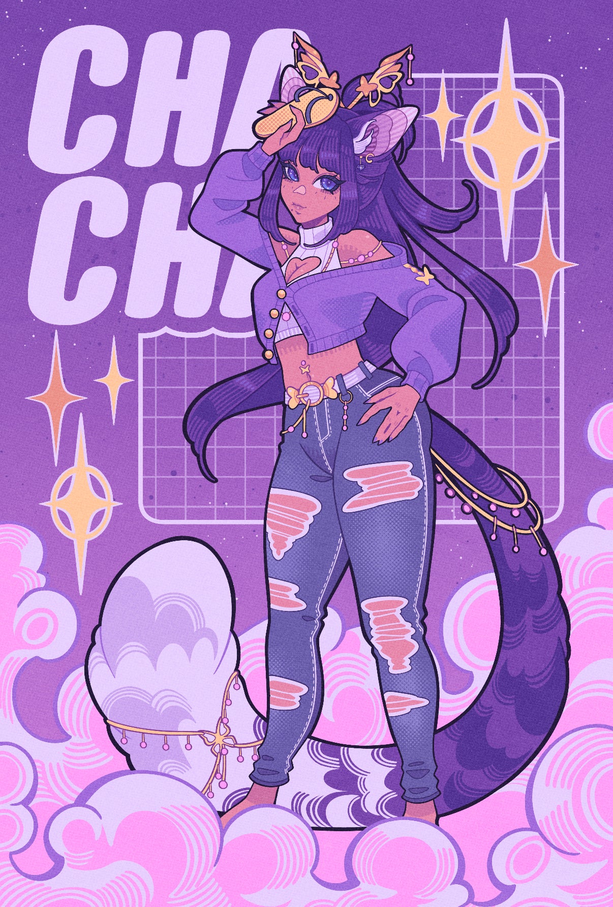 ChaCha x V1 Tech Plexi Glass Wall Art