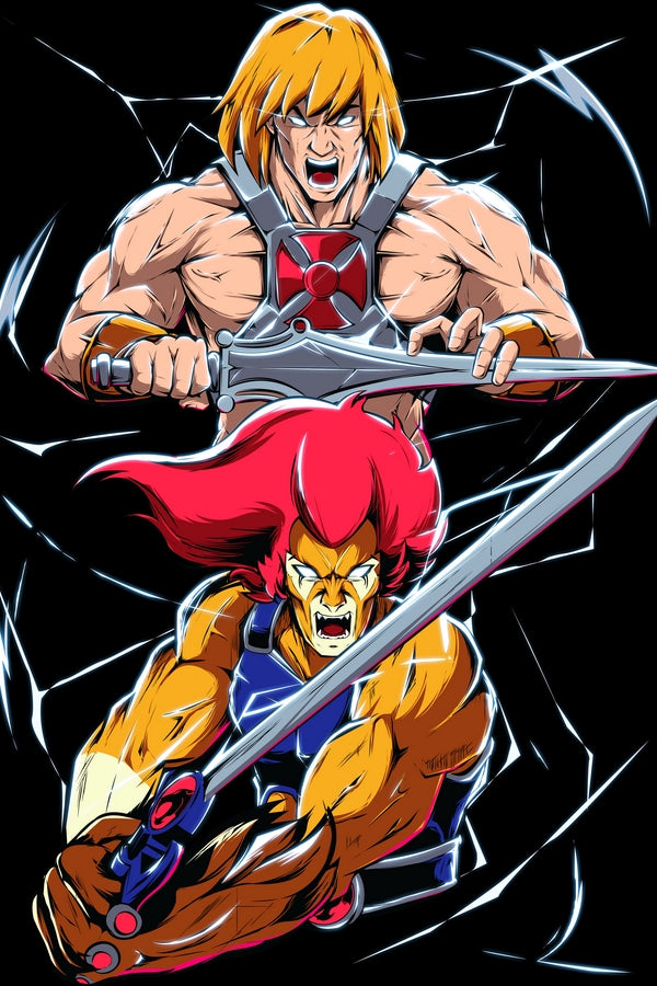 80s Heroes Plexi Glass Wall Art