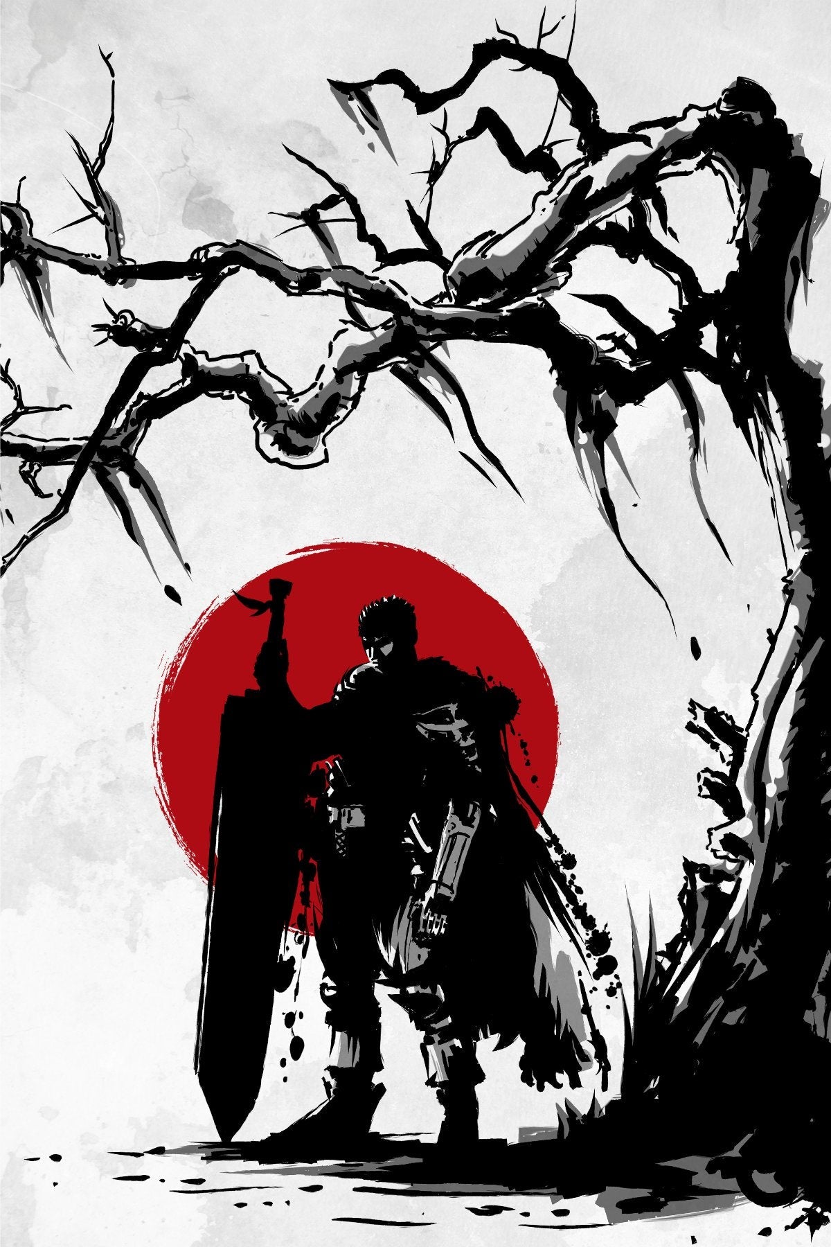 Black Swordsman under the sun