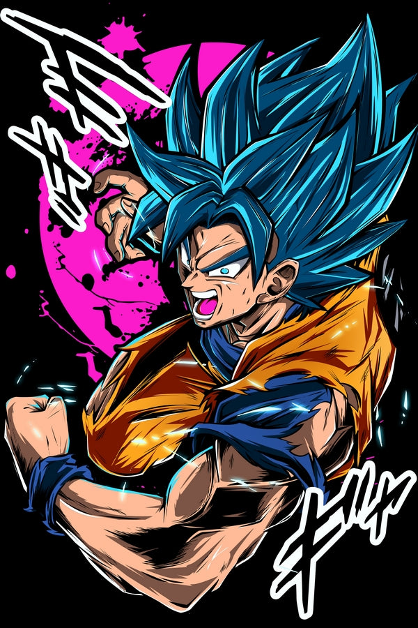 Blue Fighter Plexi Glass Wall Art