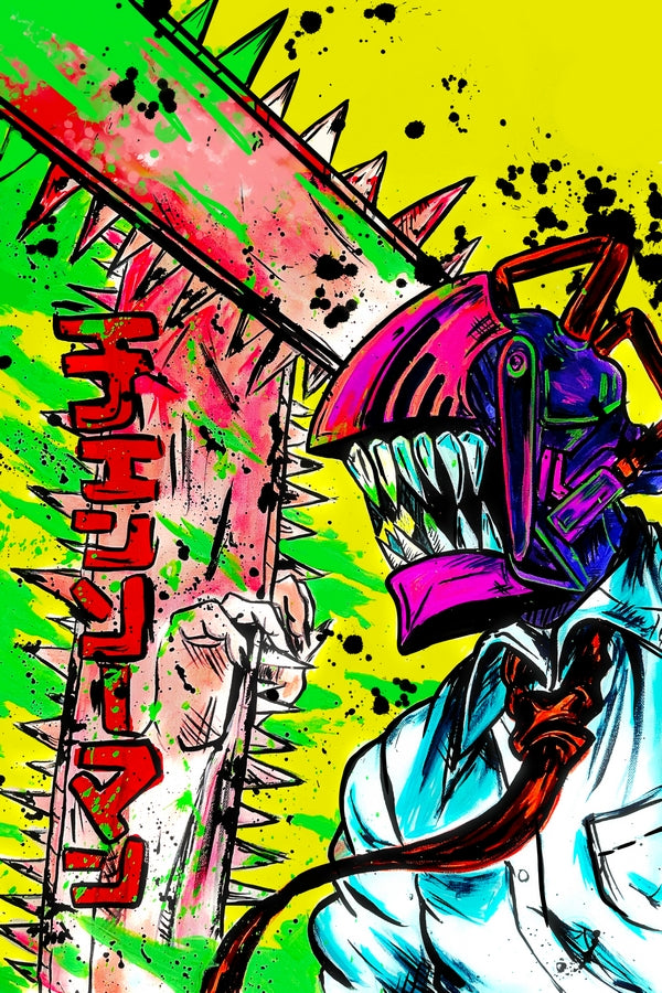 Chainsaw Plexi Glass Wall Art