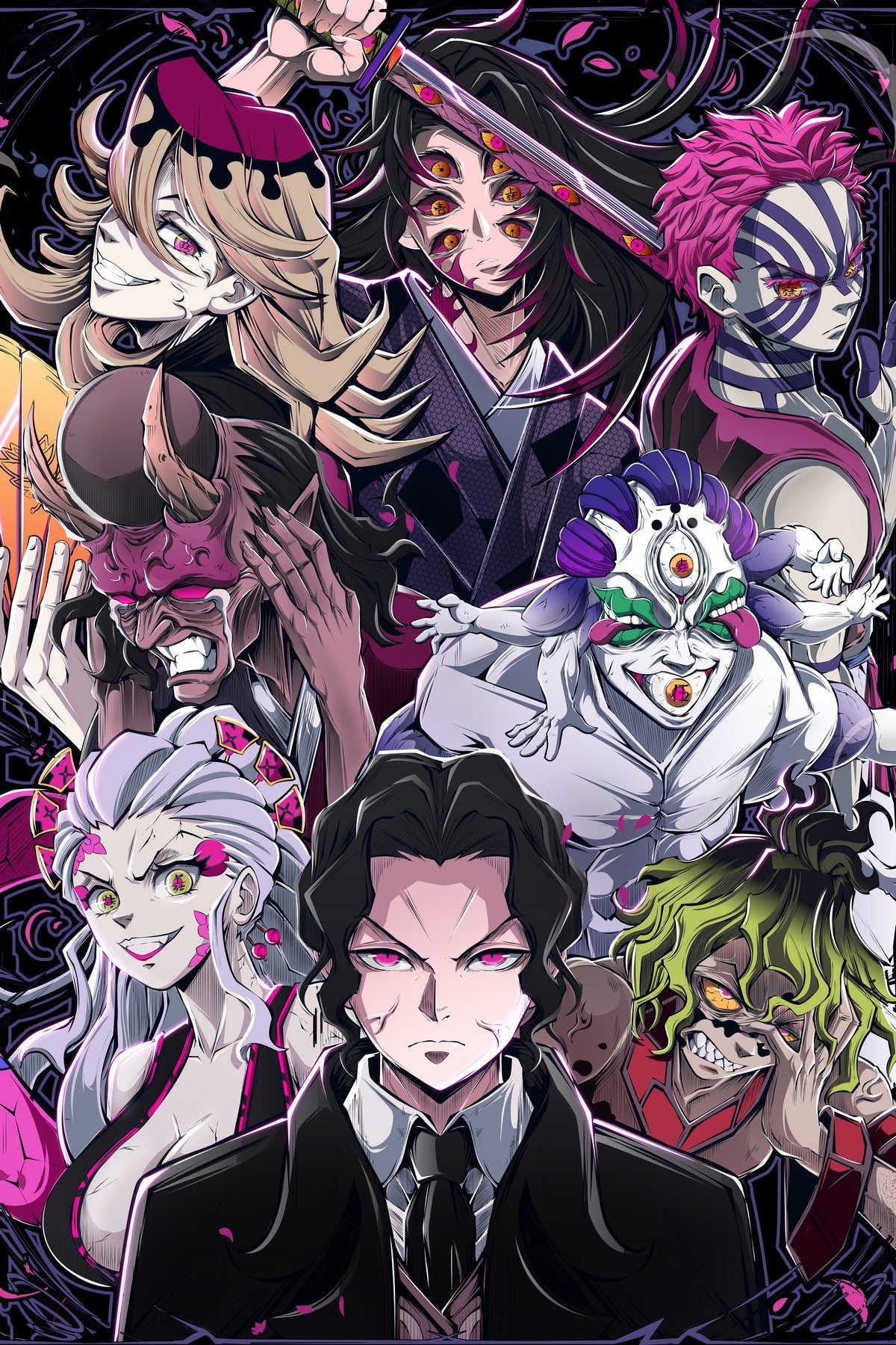 Deadly Demons Plexi Glass Wall Art