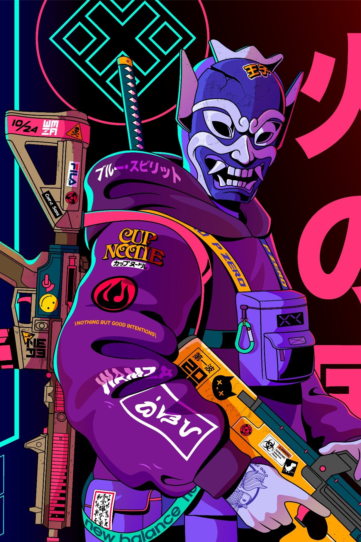 Wamza - 'White Rabbit Magazine' | Acrylic Glass Print | Shatter