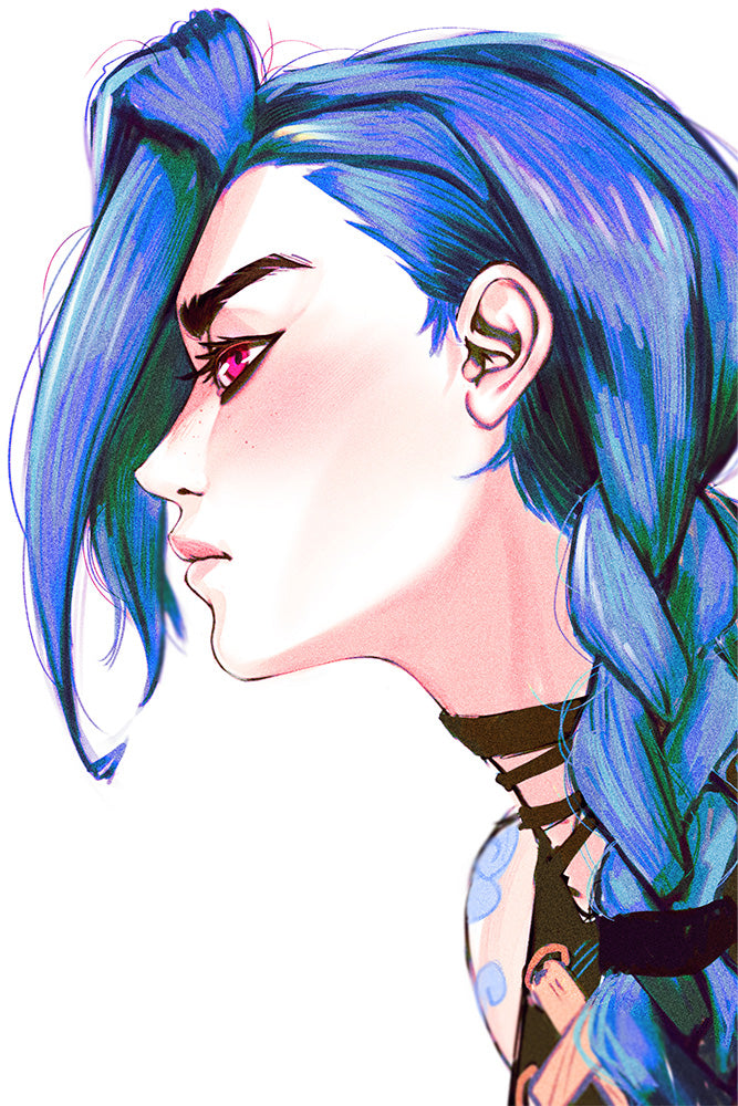 Feeling Blue Plexi Glass Wall Art