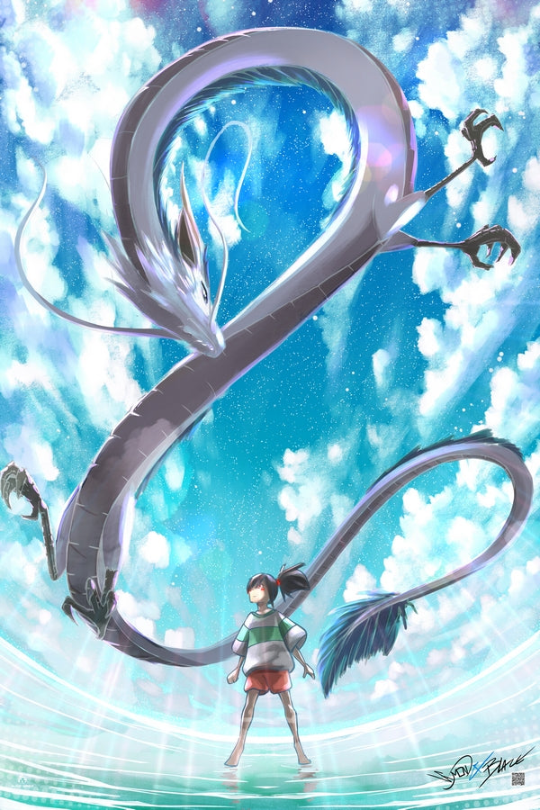 Friendly Dragon Plexi Glass Wall Art