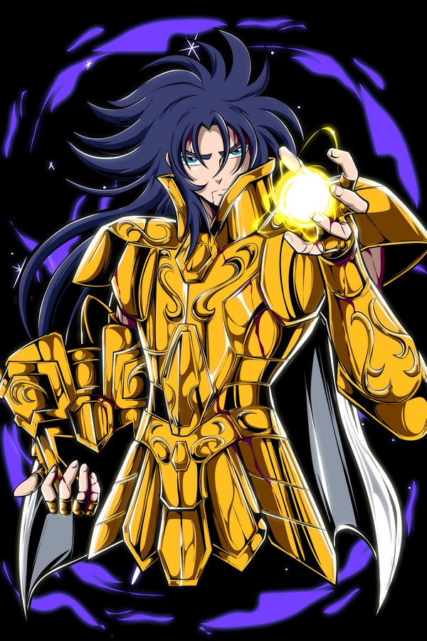 Gold Suit Plexi Glass Wall Art