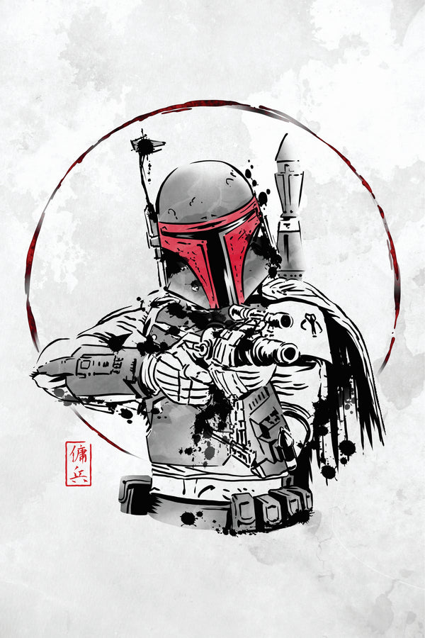 Ink Bounty Hunter Plexi Glass Wall Art