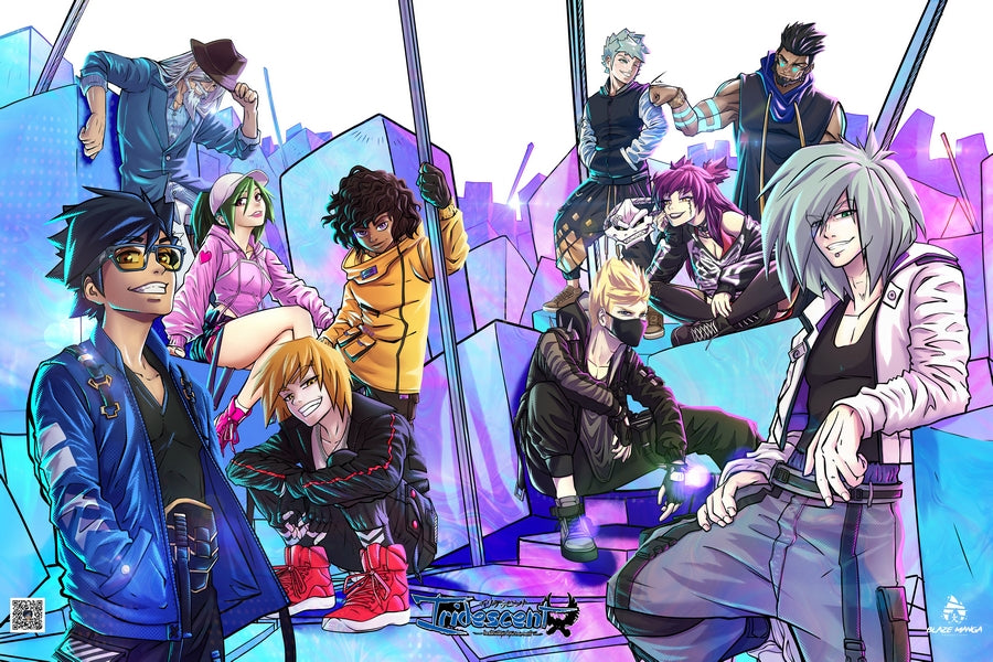 Iridescent Volume 2 Double Poster Plexi Glass Wall Art