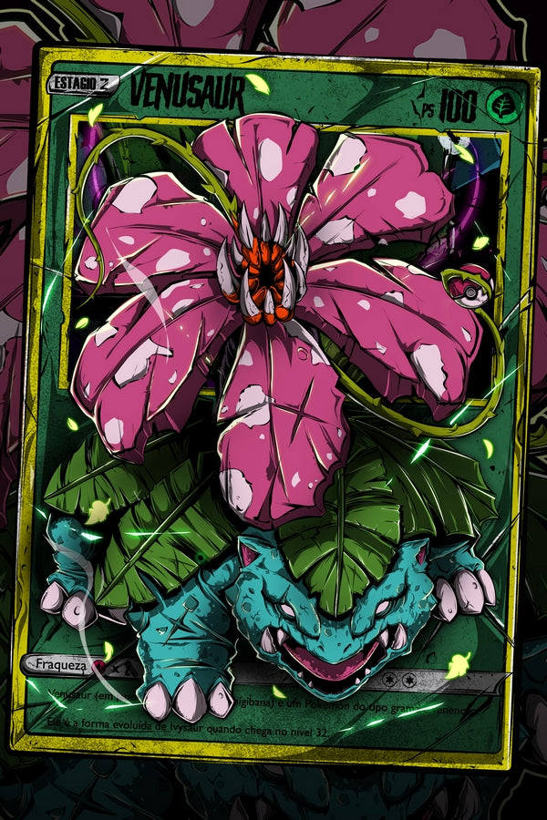 Leaf card Plexi Glass Wall Art