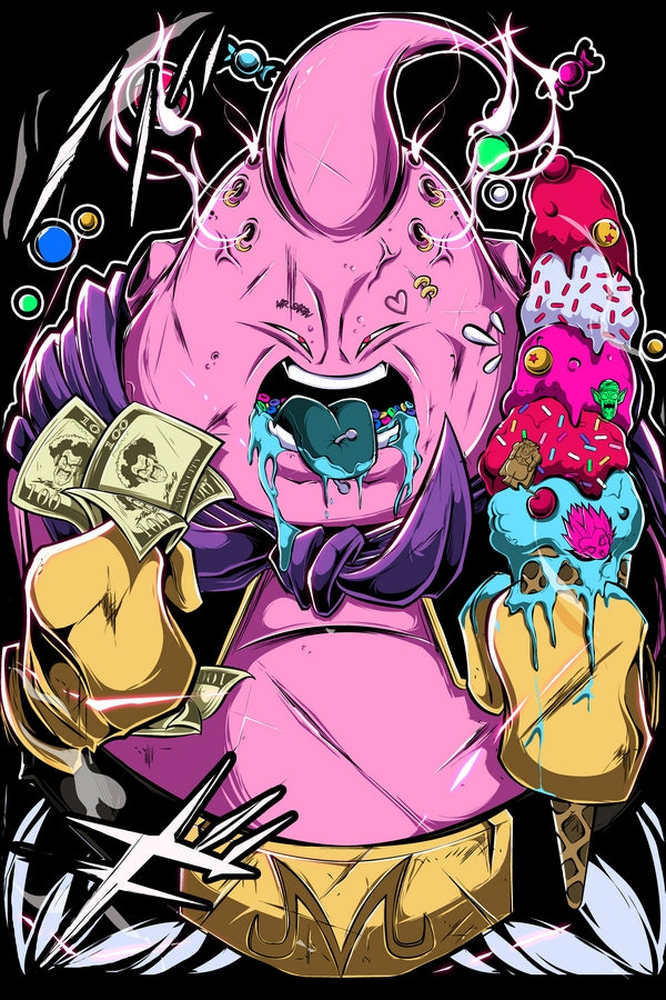 Melted Ice Cream Plexi Glass Wall Art