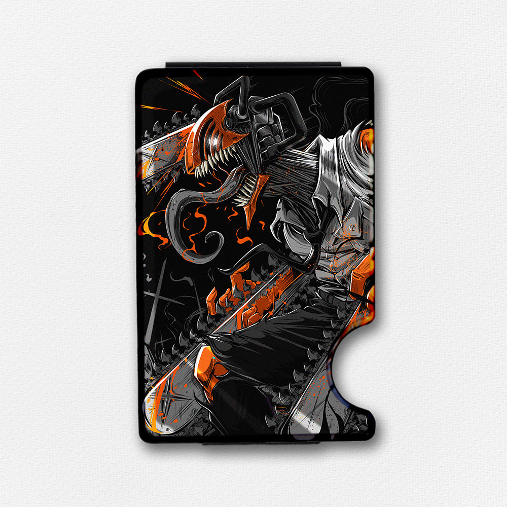 Murderize em Plexi Glass Acrylic Backed Metal Wallet