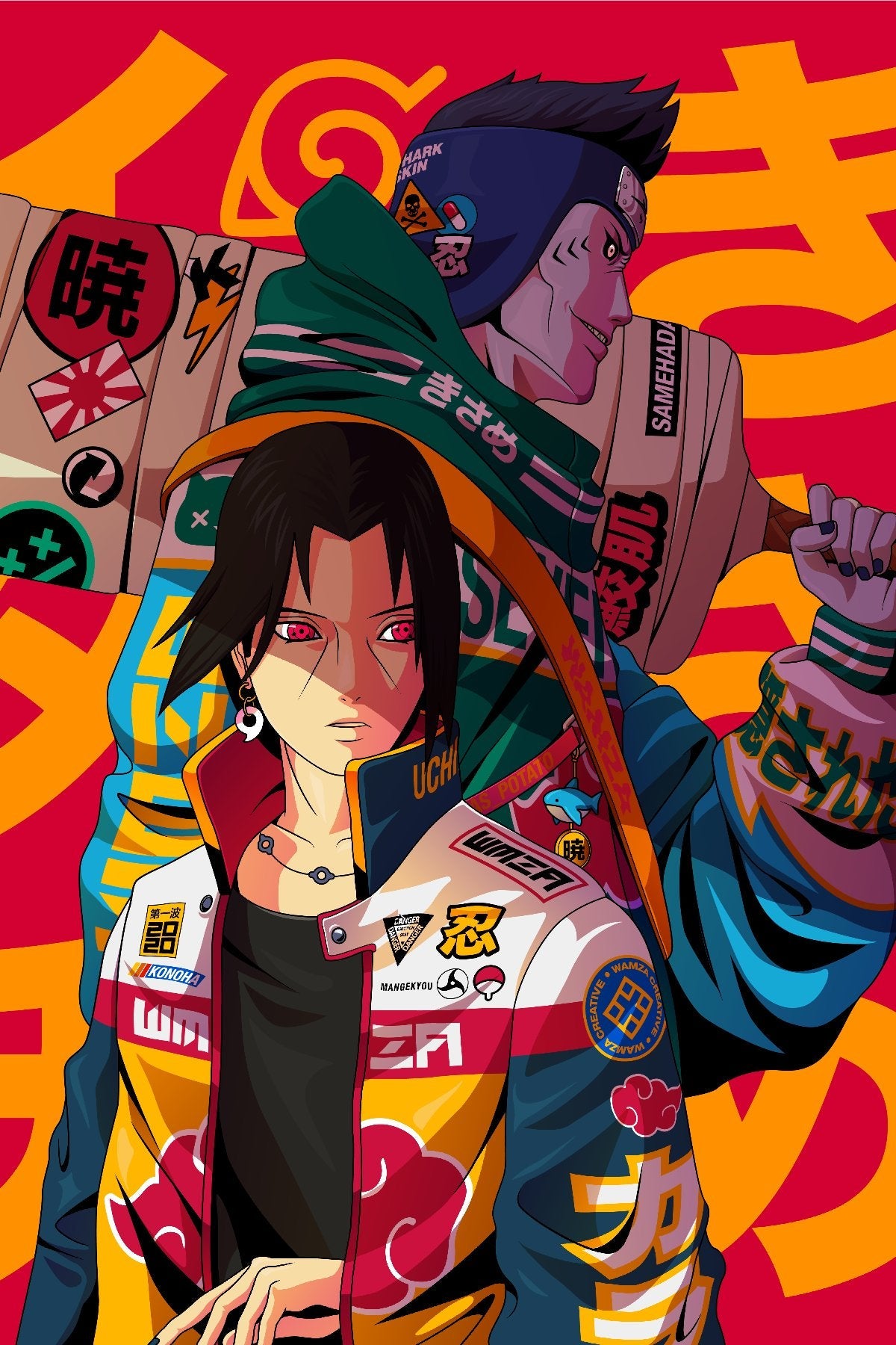 Ninja Baddies Plexi Glass Wall Art