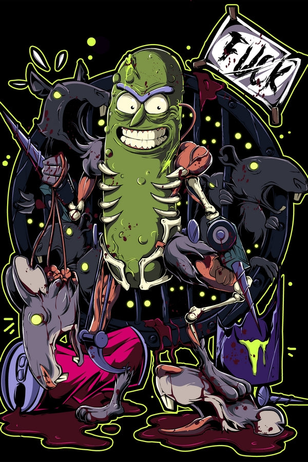 Pickled Monster Plexi Glass Wall Art