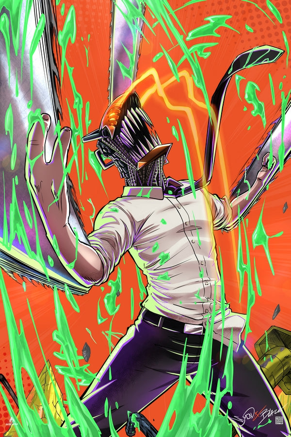 Raging Blades Plexi Glass Wall Art