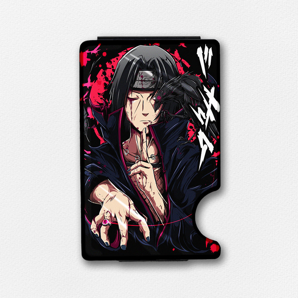 Raven's Eye Plexi Glass Acrylic Backed Metal Wallet