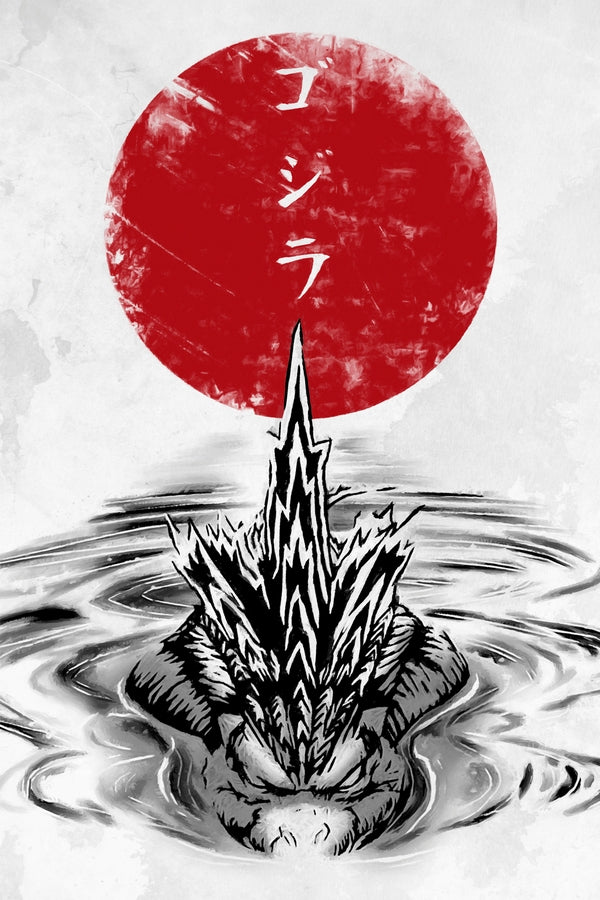 Red Sun Alpha Predator Plexi Glass Wall Art