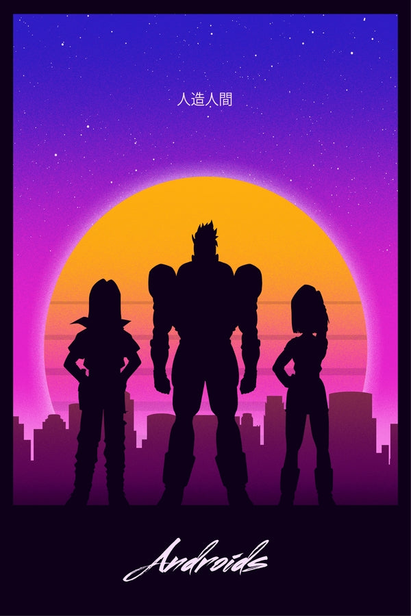 Retro Beings Plexi Glass Wall Art