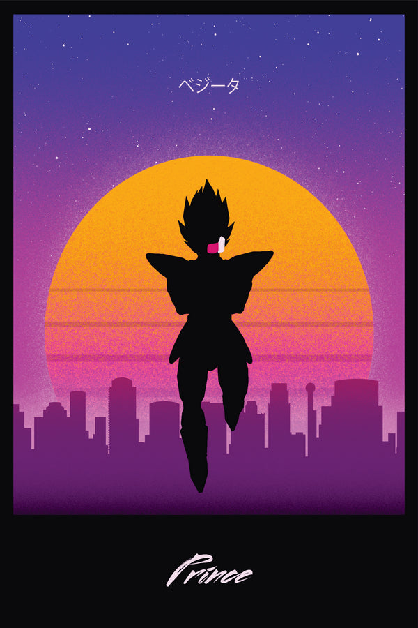 Retro Prince Plexi Glass Wall Art