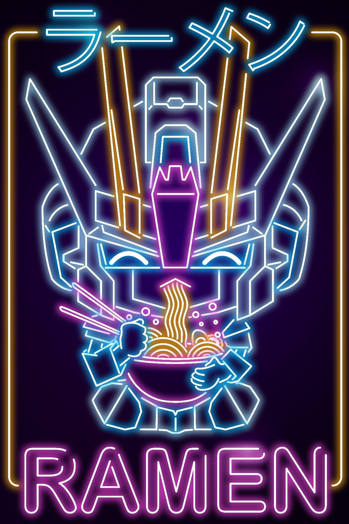 Retro Neon Ramen Suit