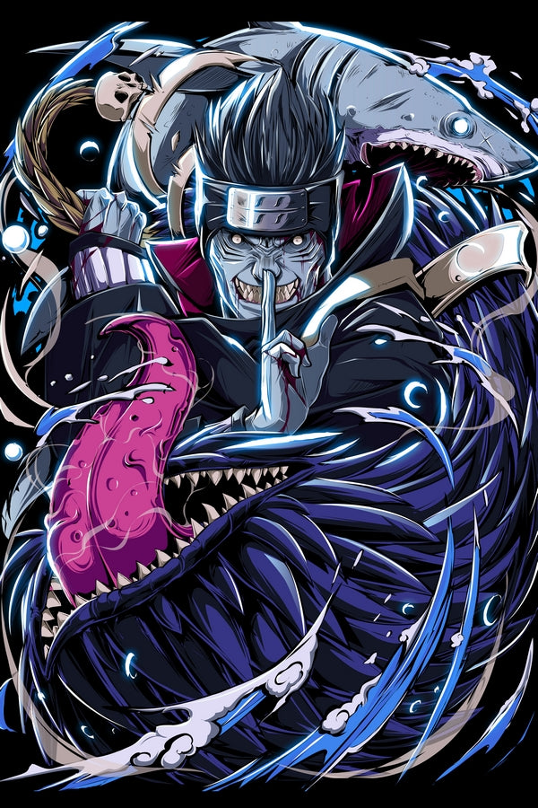 Shark Teeth Plexi Glass Wall Art