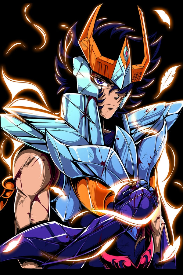 Shielded Warrior Plexi Glass Wall Art