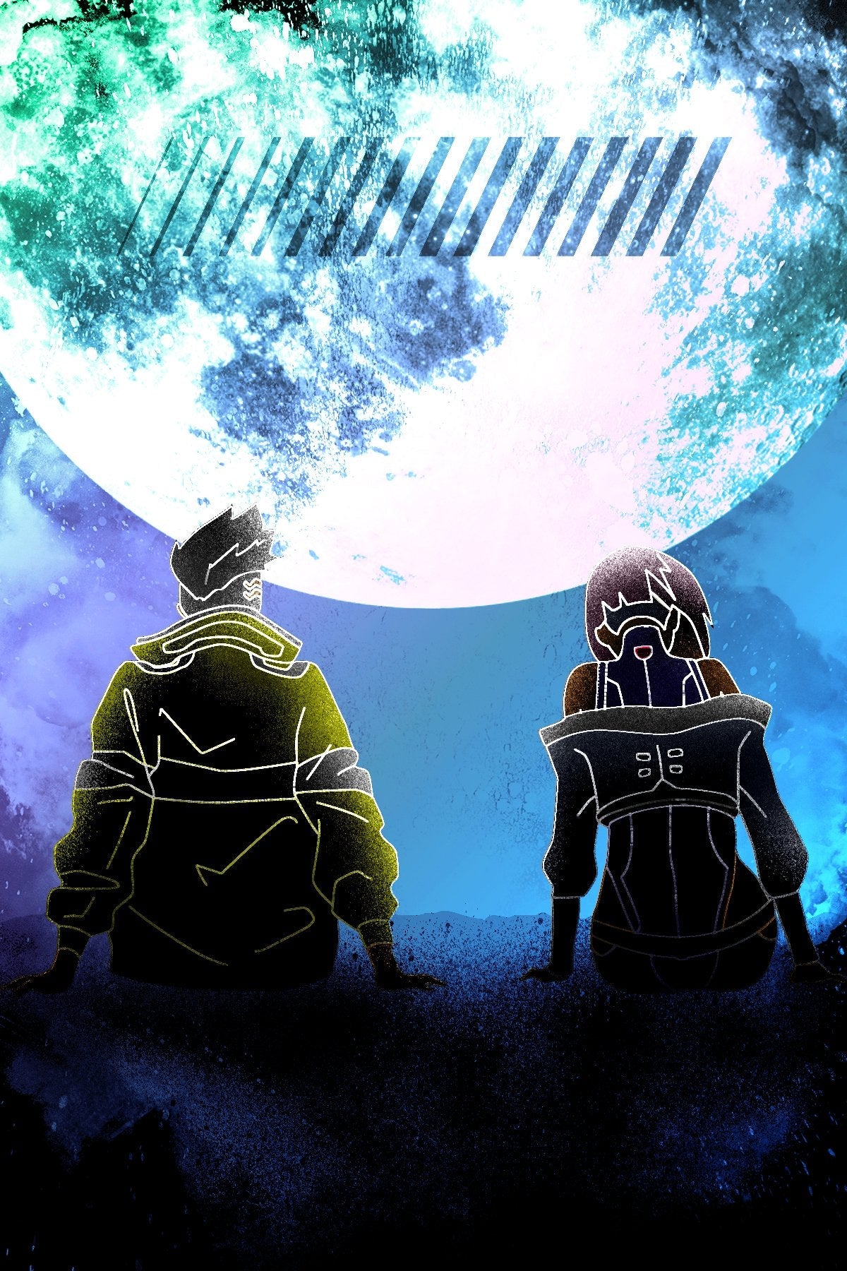 Soul of My Moon Plexi Glass Wall Art