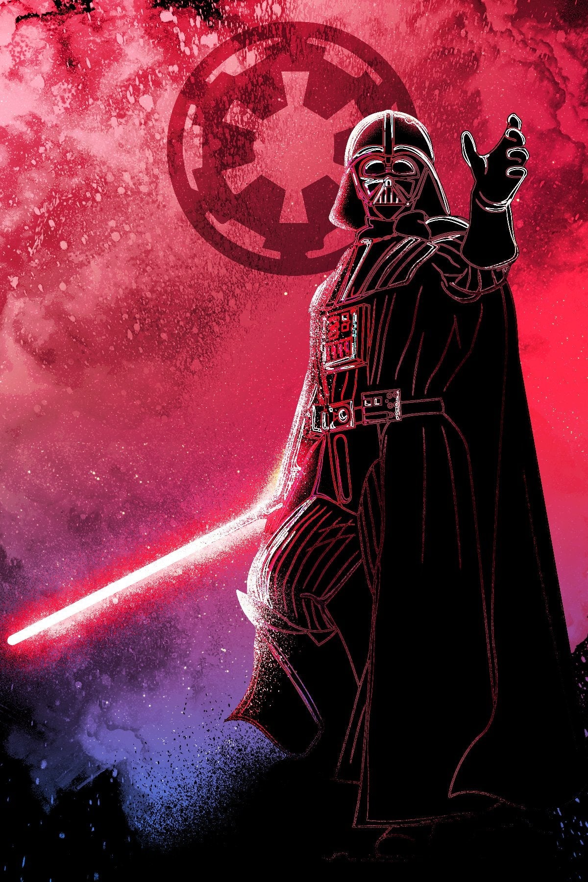 Soul of the Dark Side Plexi Glass Wall Art