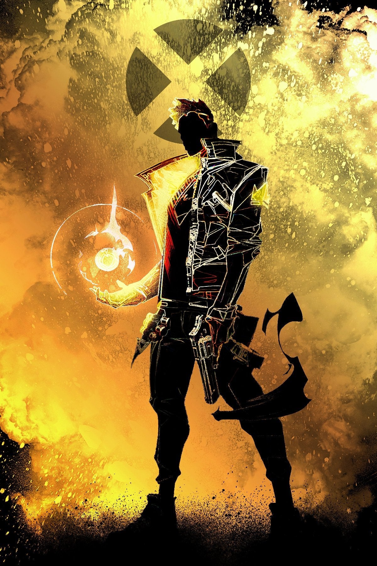 Soul of the Hot Hands Plexi Glass Wall Art