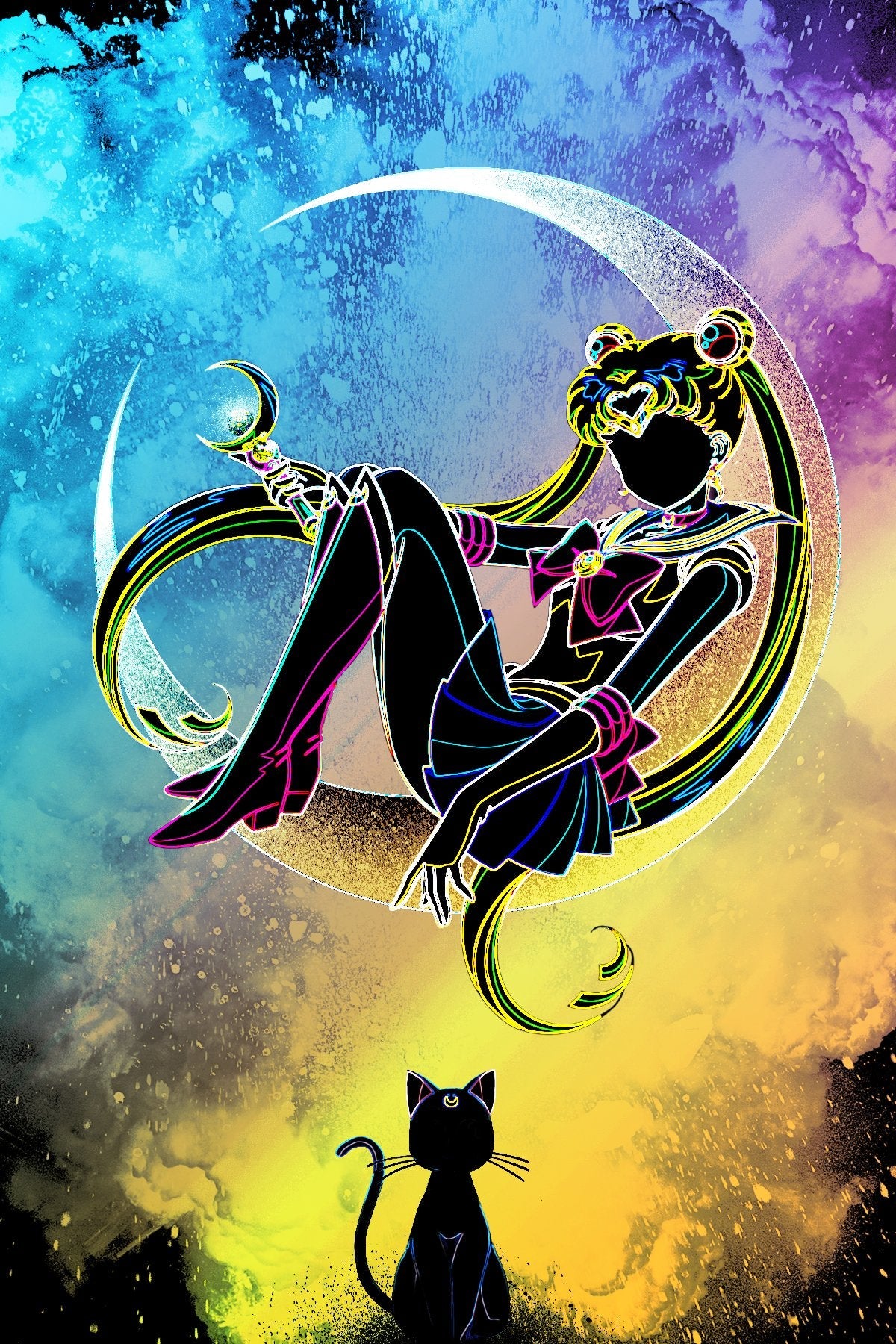 Soul of the Moon Plexi Glass Wall Art