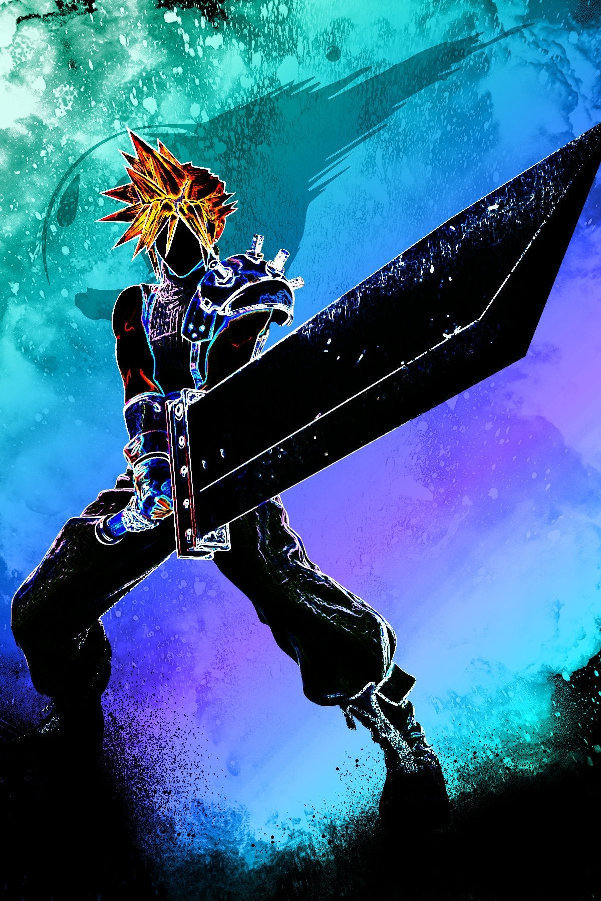 Soul of the Slashing Sword Plexi Glass Wall Art