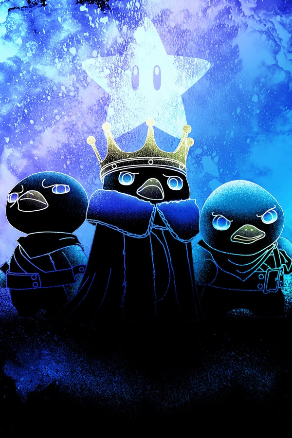 Soul of the Penguin Team Plexi Glass Wall Art