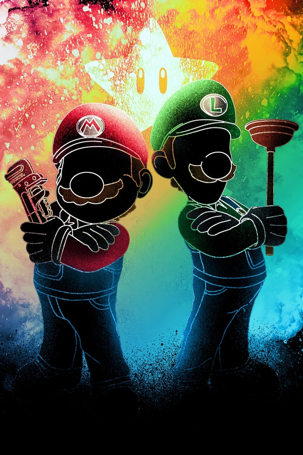 Soul of the Plumber Team Plexi Glass Wall Art