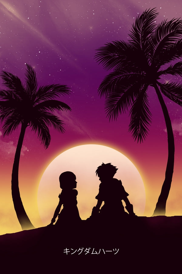 Under the Starry Sunset Plexi Glass Wall Art