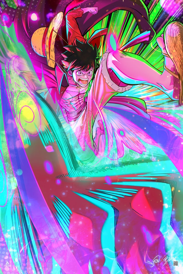 Vibrant Pirate Plexi Glass Wall Art