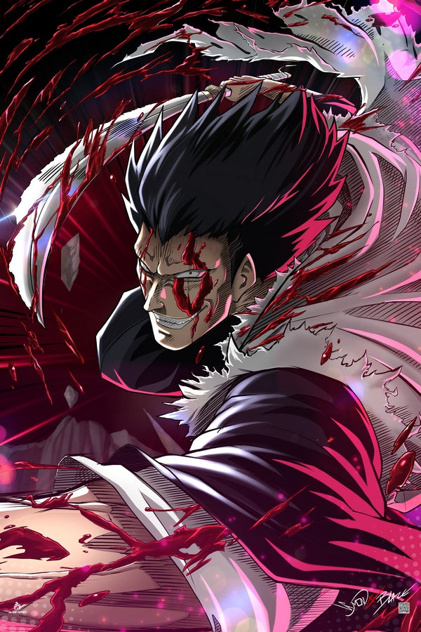 Violent Fighter Plexi Glass Wall Art