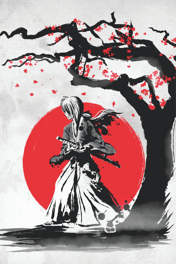 Wandering Samurai Plexi Glass Wall Art