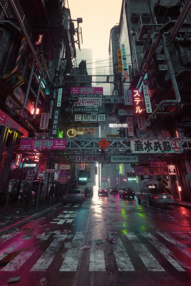 Big Mess Plexi Glass Wall Art - Skie Graphic Studio - V1Tech