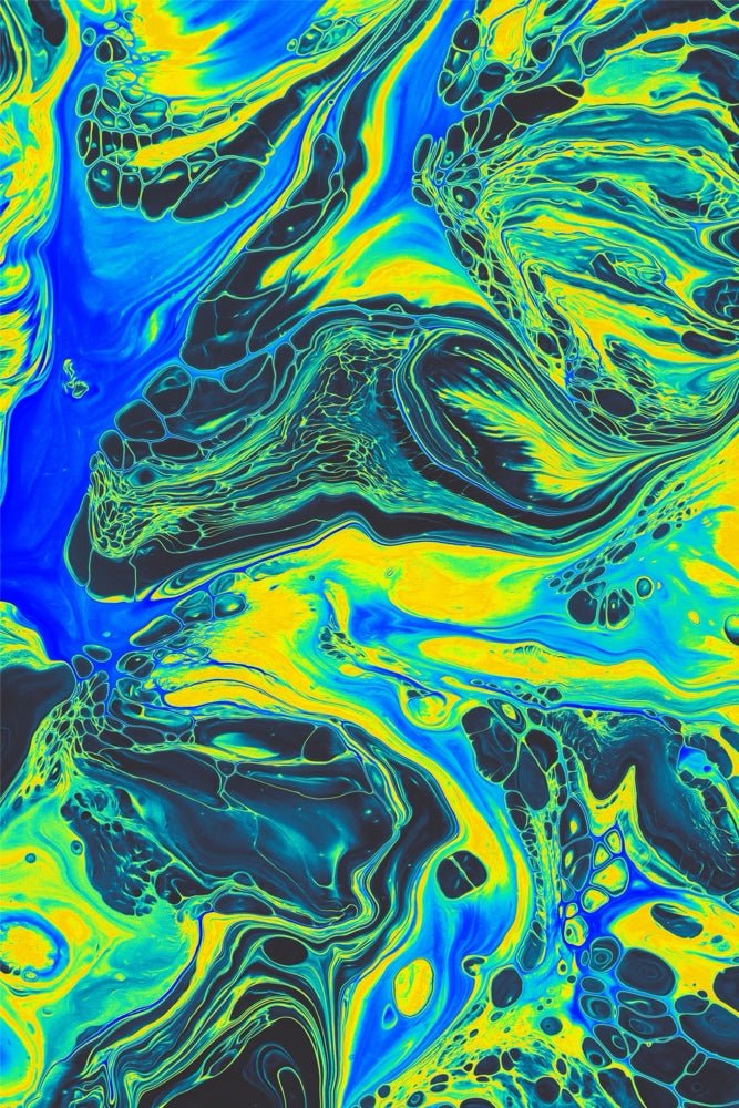 Busy Plexi Glass Wall Art - Geoglyser - V1Tech