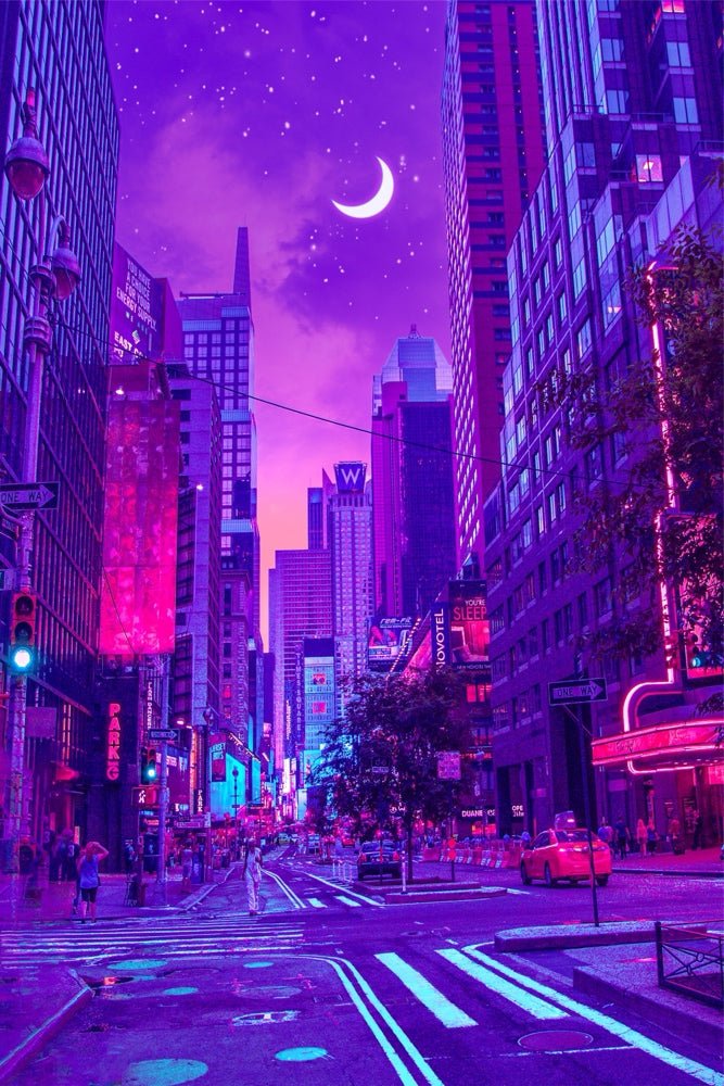 Andy Harbeck - 'Cosmic City' | Acrylic Glass Print | Shatter