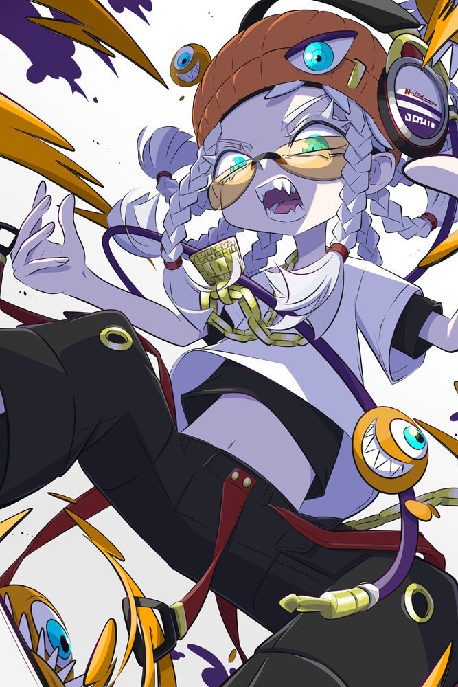 Disconnected Headphones Plexi Glass Wall Art - Bonne_Syu - V1 Tech