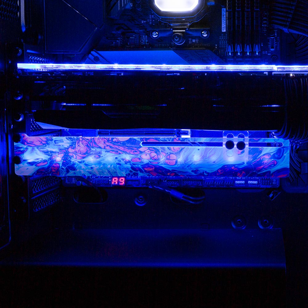 Explosion RGB GPU Support Bracket - Geoglyser - V1Tech