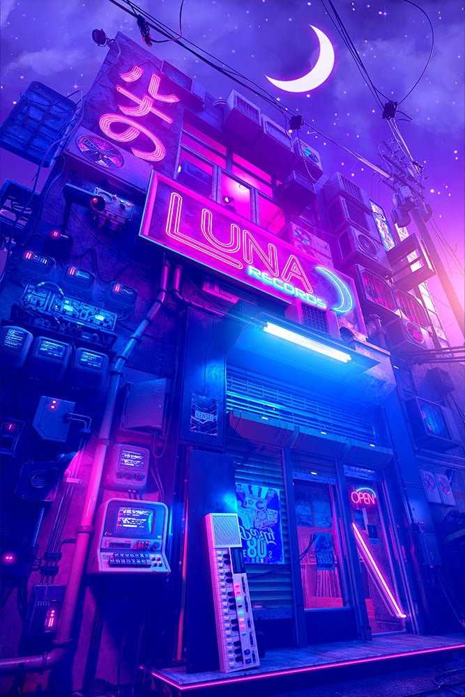 Luna Records Plexi Glass Wall Art - Andy Harbeck - V1Tech