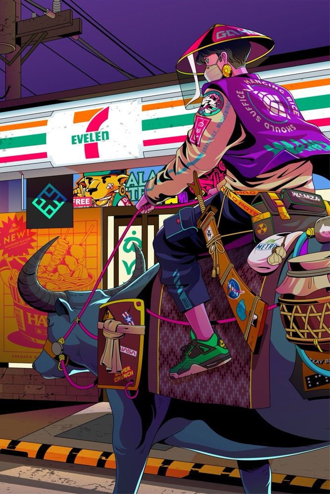 Wamza - 'Nomad' | Acrylic Glass Print | Shatter-Resistant Wall Art