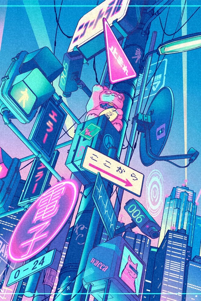 Wacca - 'V2 Busy Crossing' | Acrylic Glass Print | Shatter