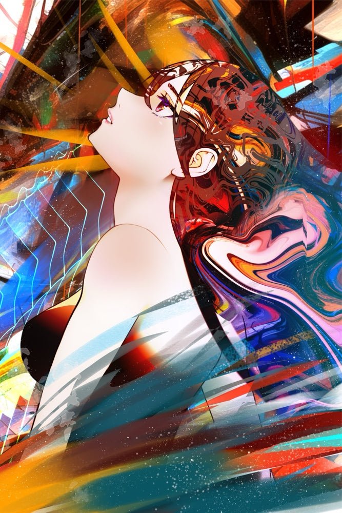 Warmest Colors Plexi Glass Wall Art - Tonakai Art - V1Tech