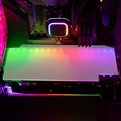 Custom Design RGB GPU Backplate