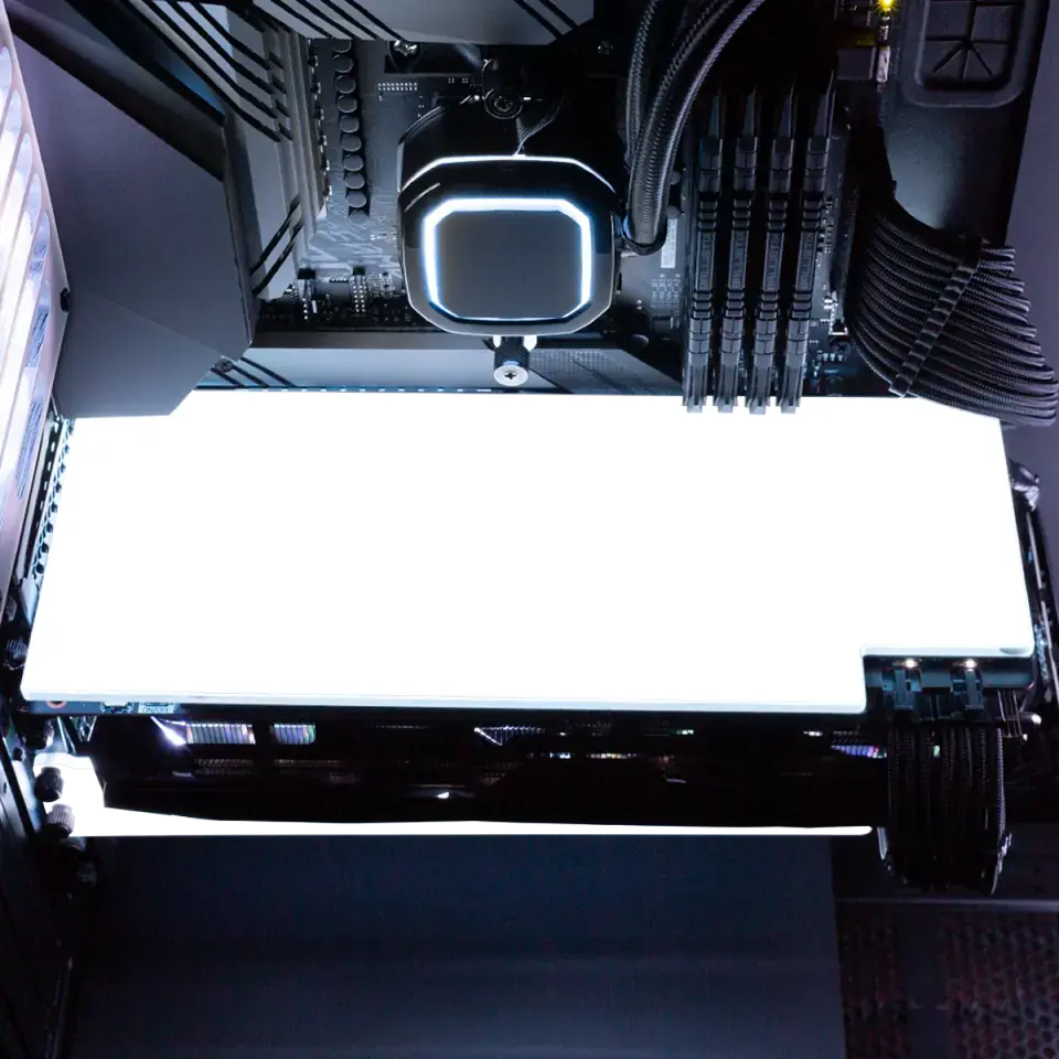 Gpu By Rear Design Custom Design RGB GPU Backplate – V1 Tech