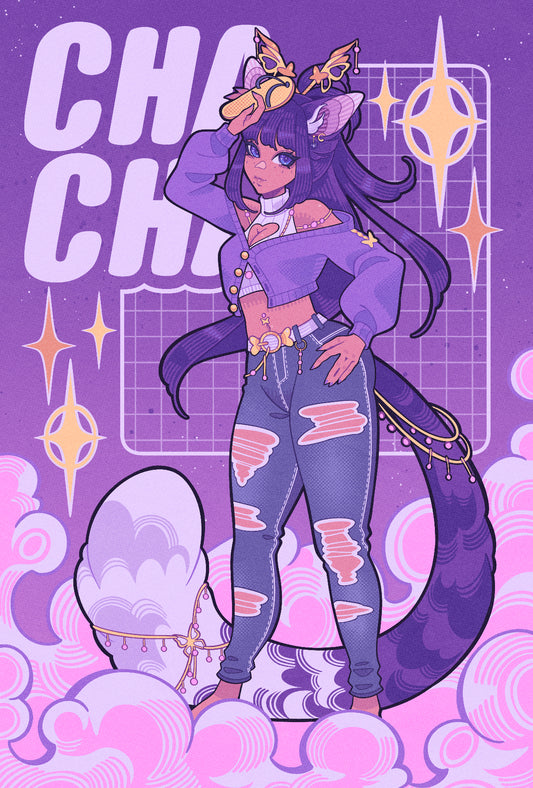 ChaCha x V1 Tech Plexi Glass Wall Art