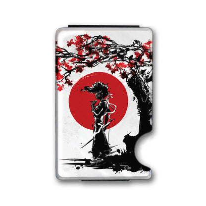 Afro under the sun Plexi Glass Acrylic Backed Metal Wallet