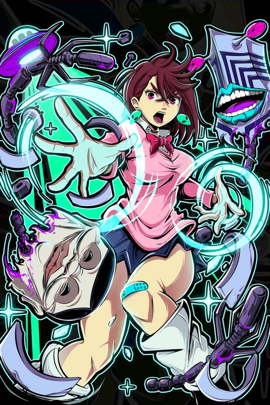 Alien Earrings Plexi Glass Wall Art